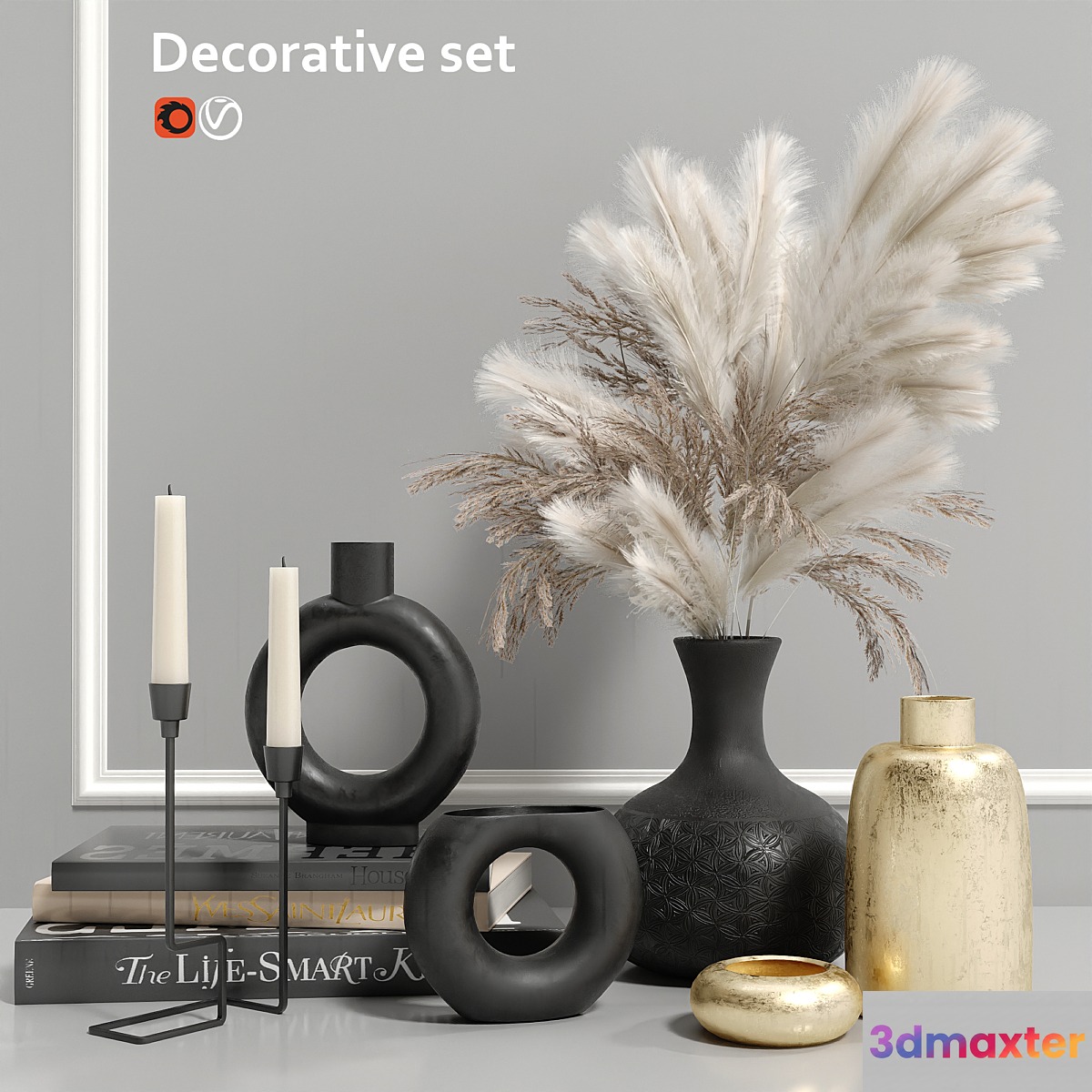 Decorative set - No.68 3D Max