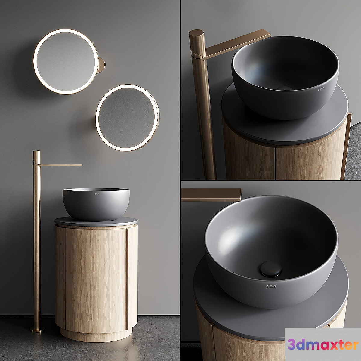 Ceramica Cielo Tiberino Set 2 3D Max