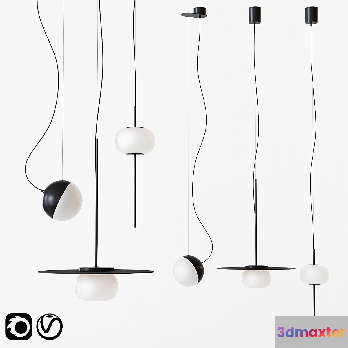 Milan Iluminacion Lamps Astros Half Knock