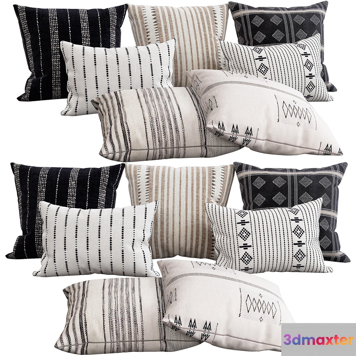 Decorative pillows 77 3D Max