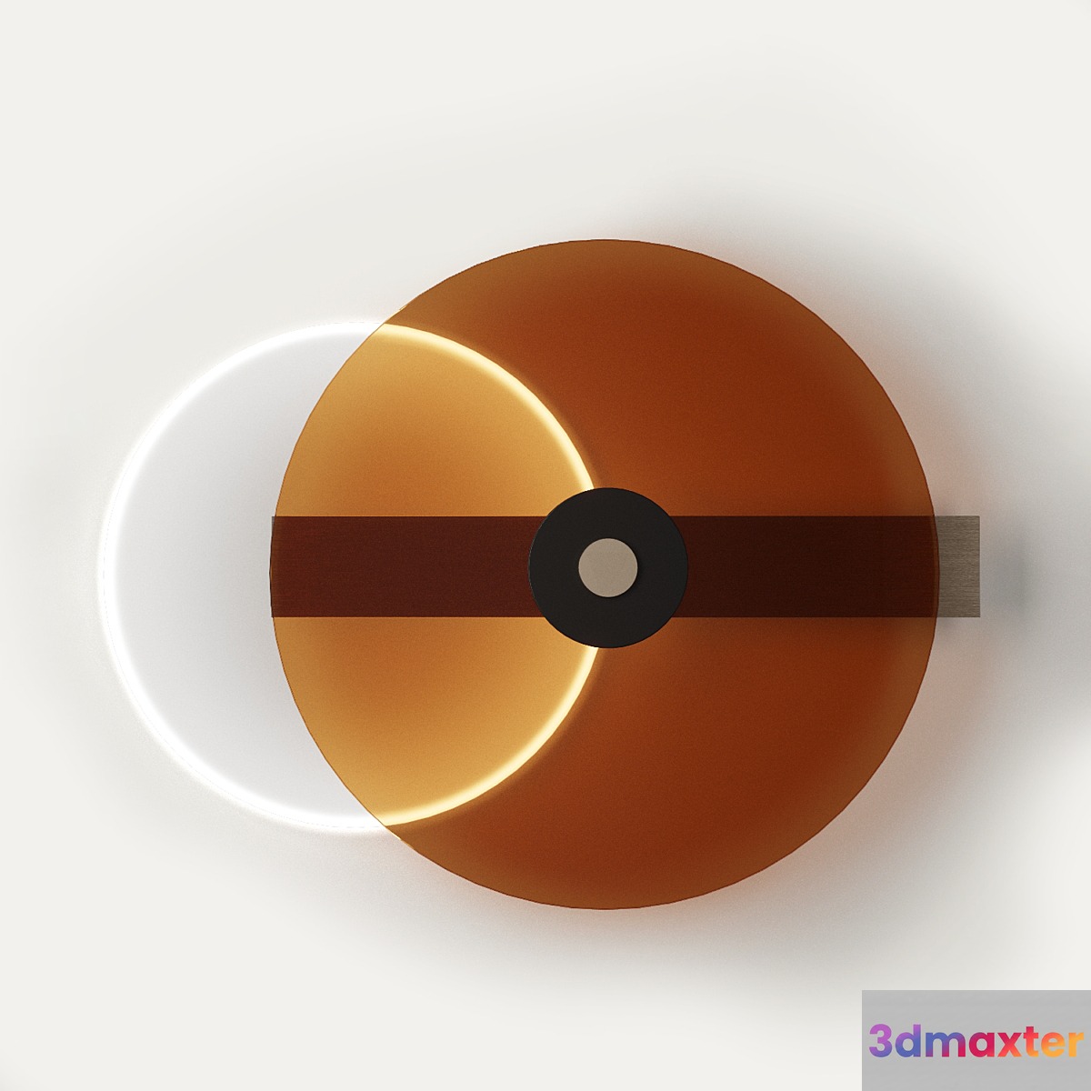 Sconce Space Disk Wall lamp 3D Max