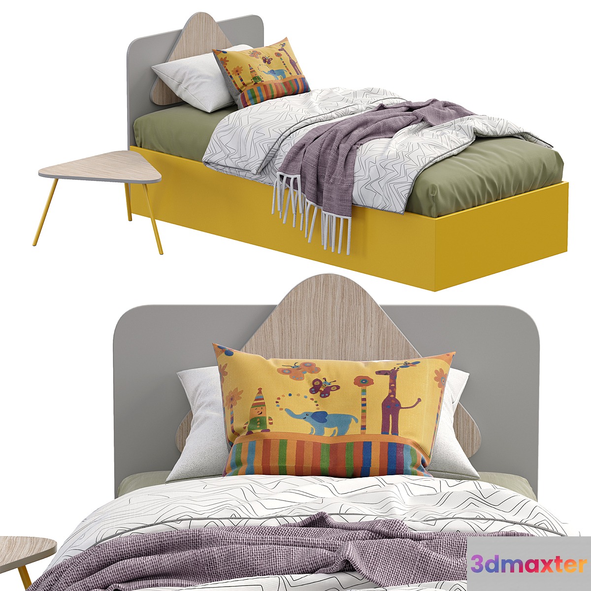 TRIO SINGLE BED 2 by Nidi