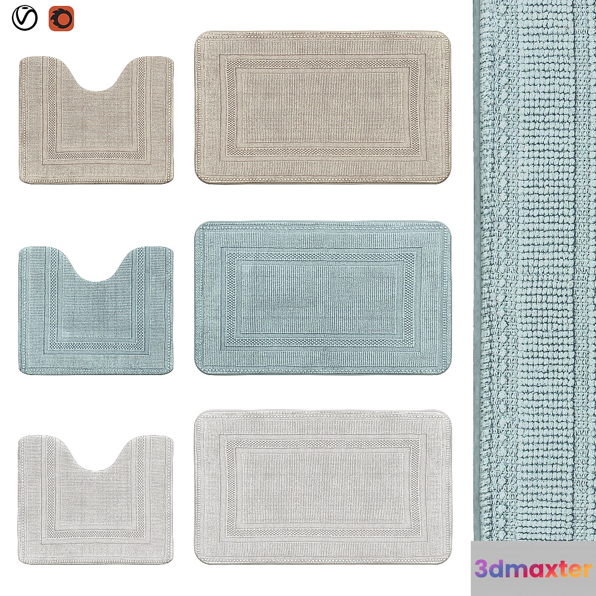 bath rugs | 35 3D Max