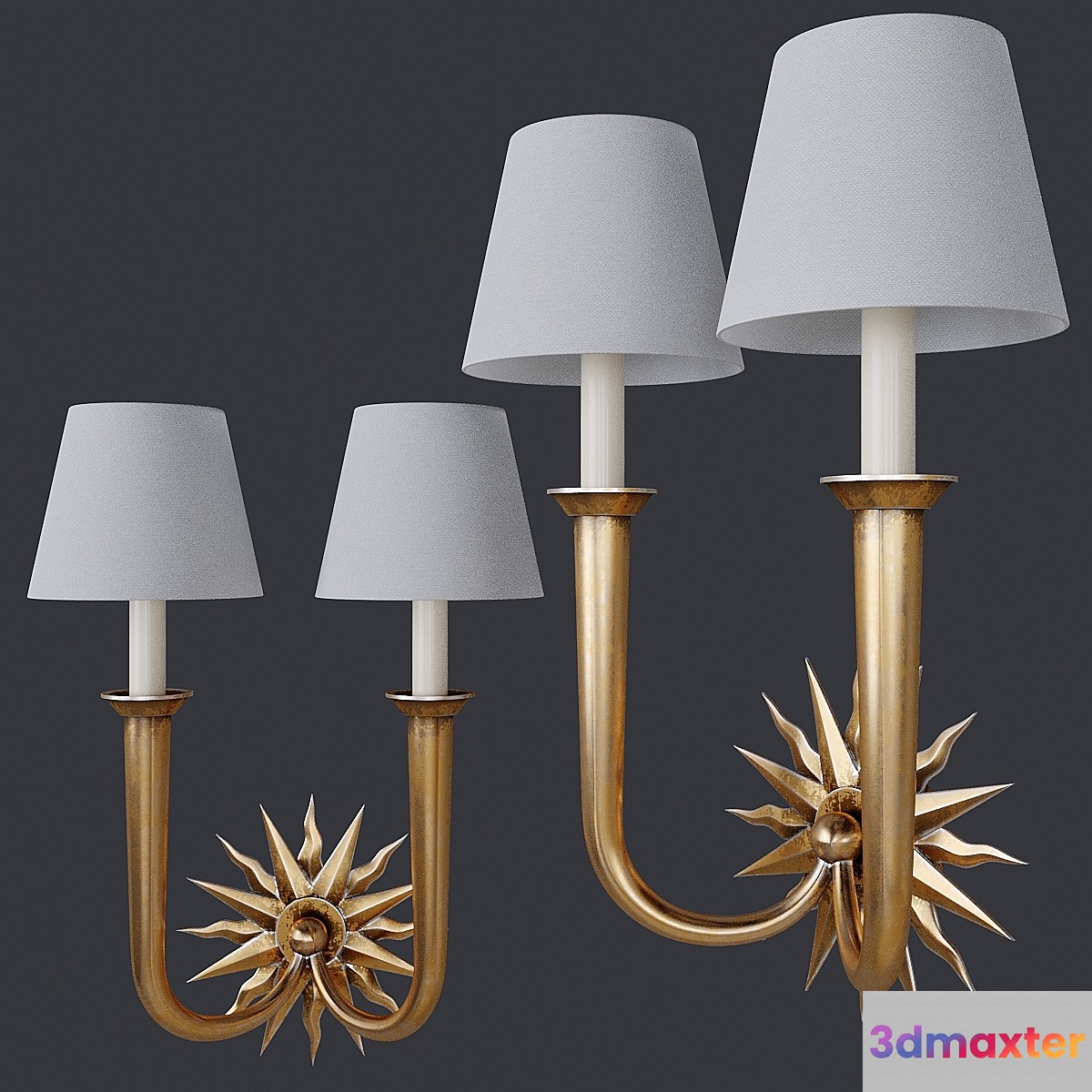 Wall lamp Vaughan Designs Icarus 3D Max
