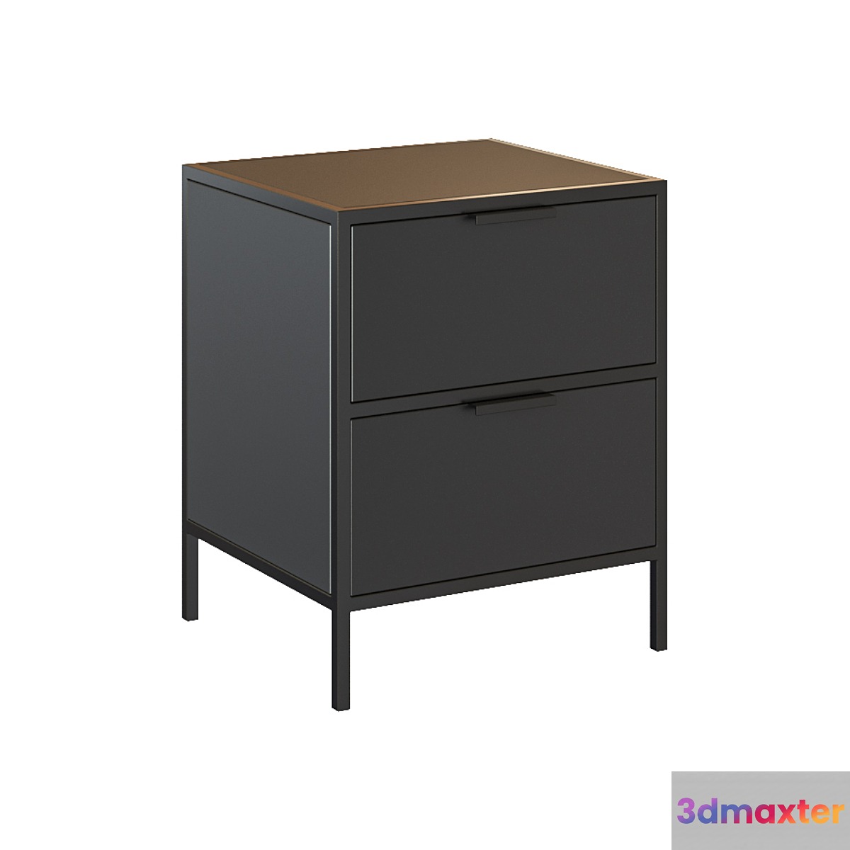 Shantay bedside table 40 x 50 cm 3D Max