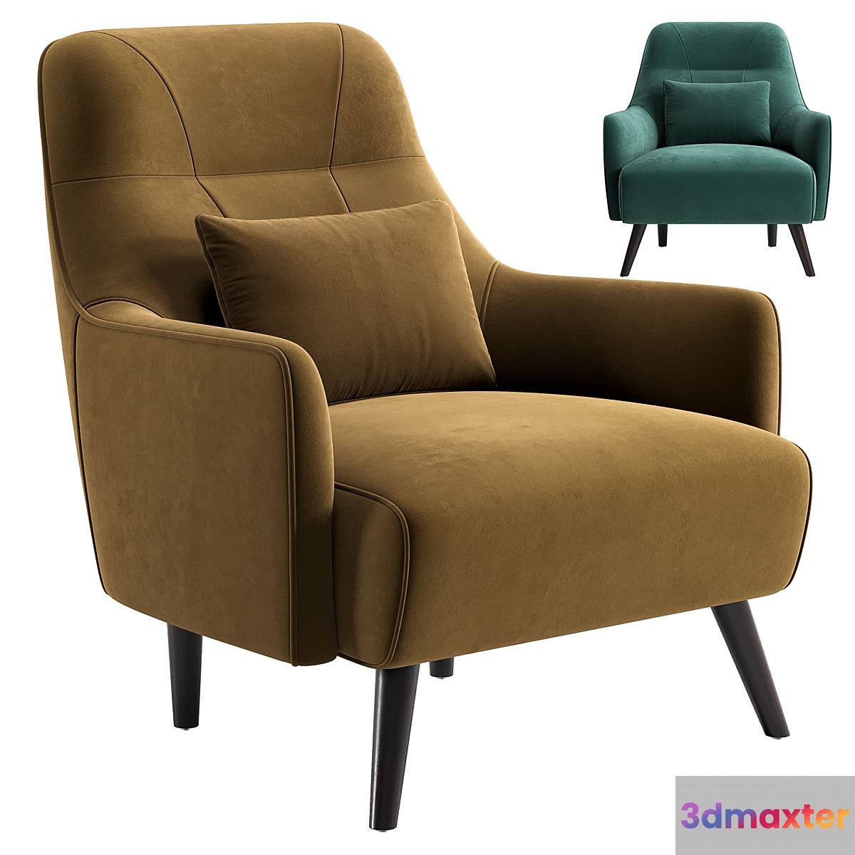 Armchair Rufus 3D Max