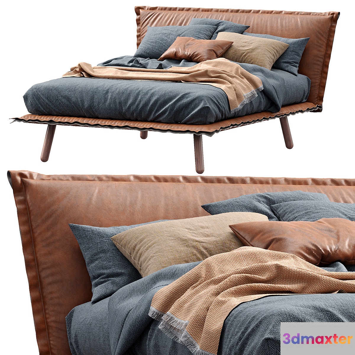 Bed Aladino By Pianca 3D Max