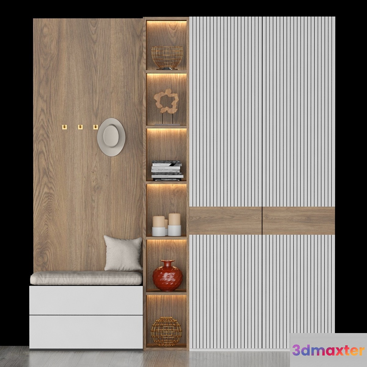 Hallways 105 3D Max