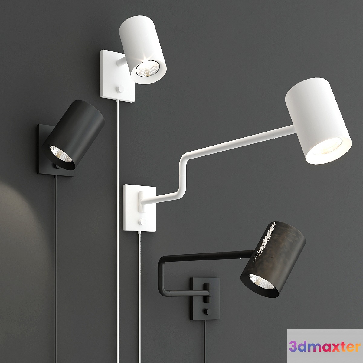 IKEA nimone wall lamp collection 3D Max