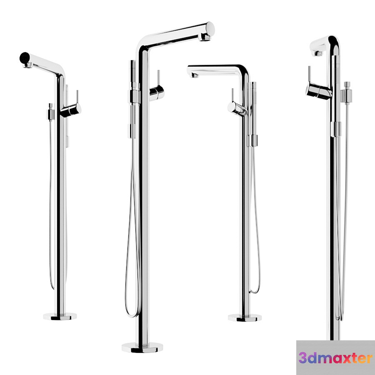 HANSGROHE TALIS S single lever bath mixer 72412000 3D Max