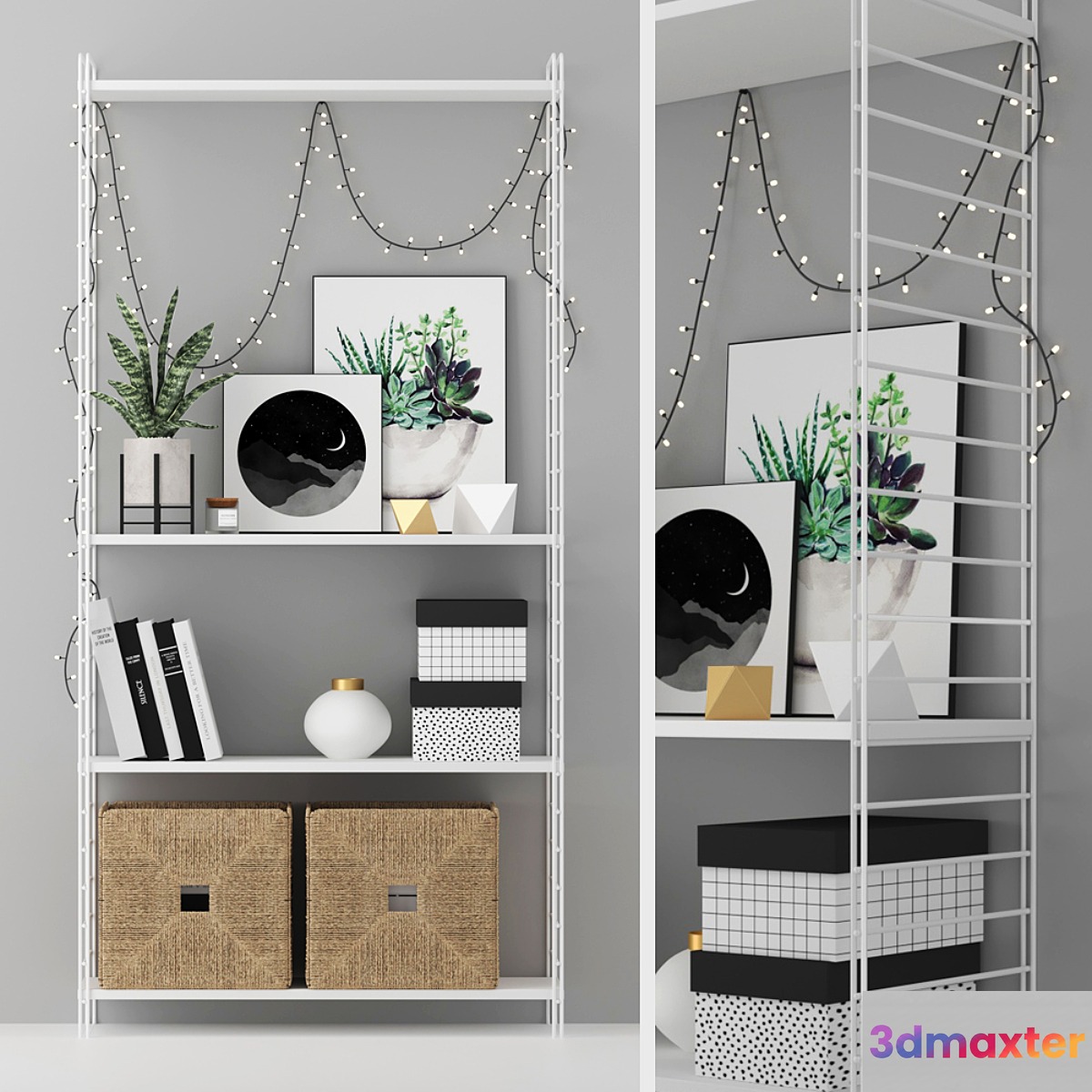 Decor Set 06 cupboard 3D Max