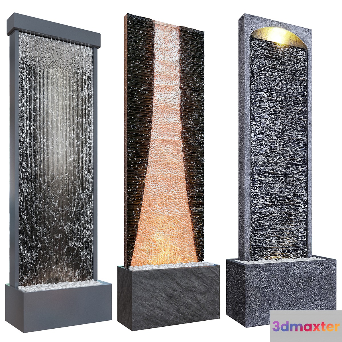 Wall watter waterfall 2