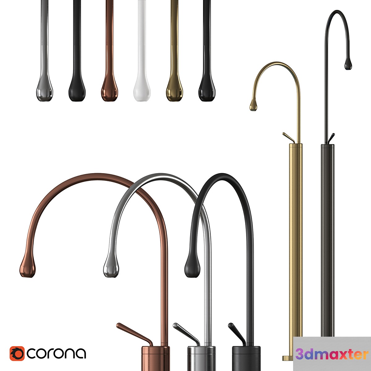 Goccia Gessi Bath 3D Max