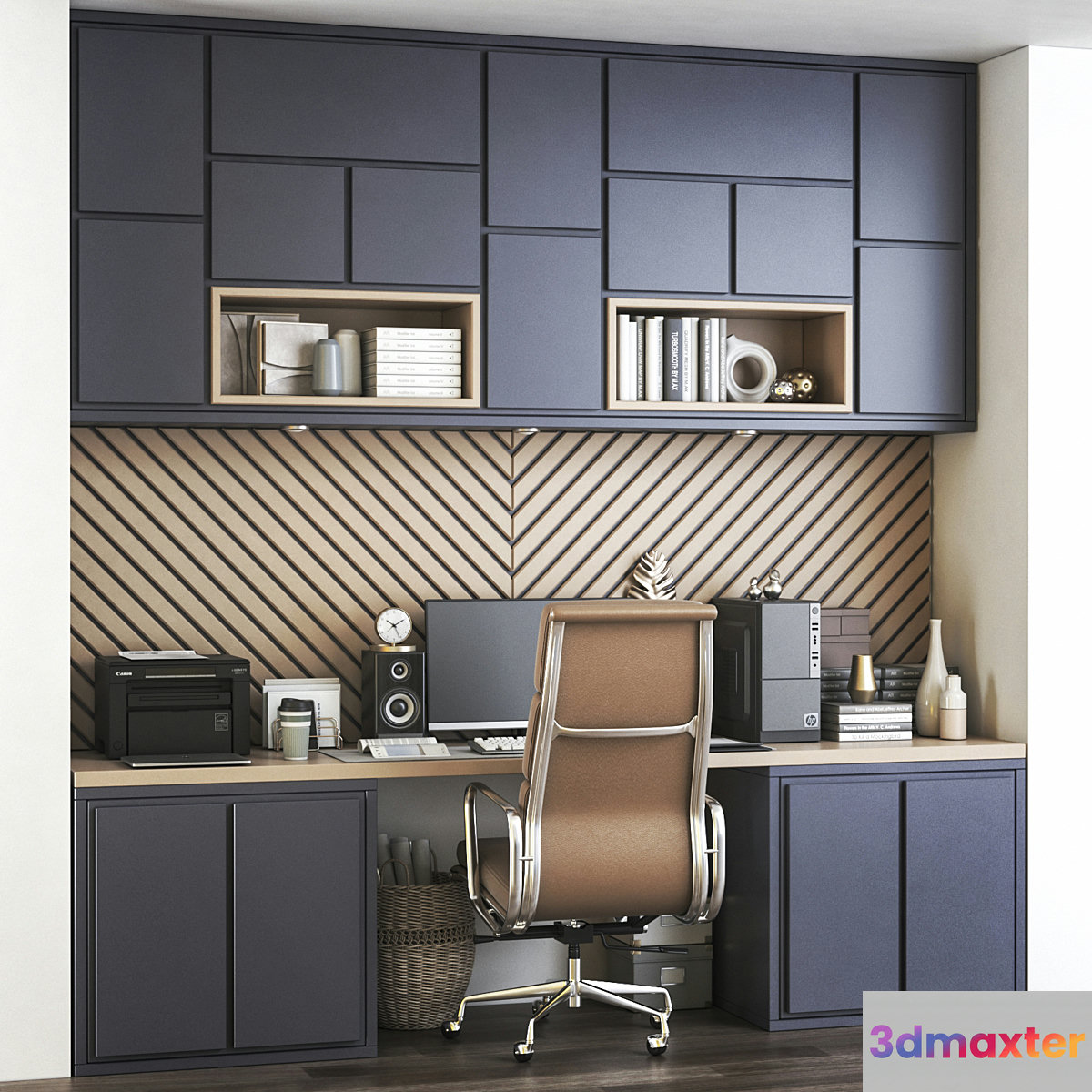 Office workplace 90 3D Max