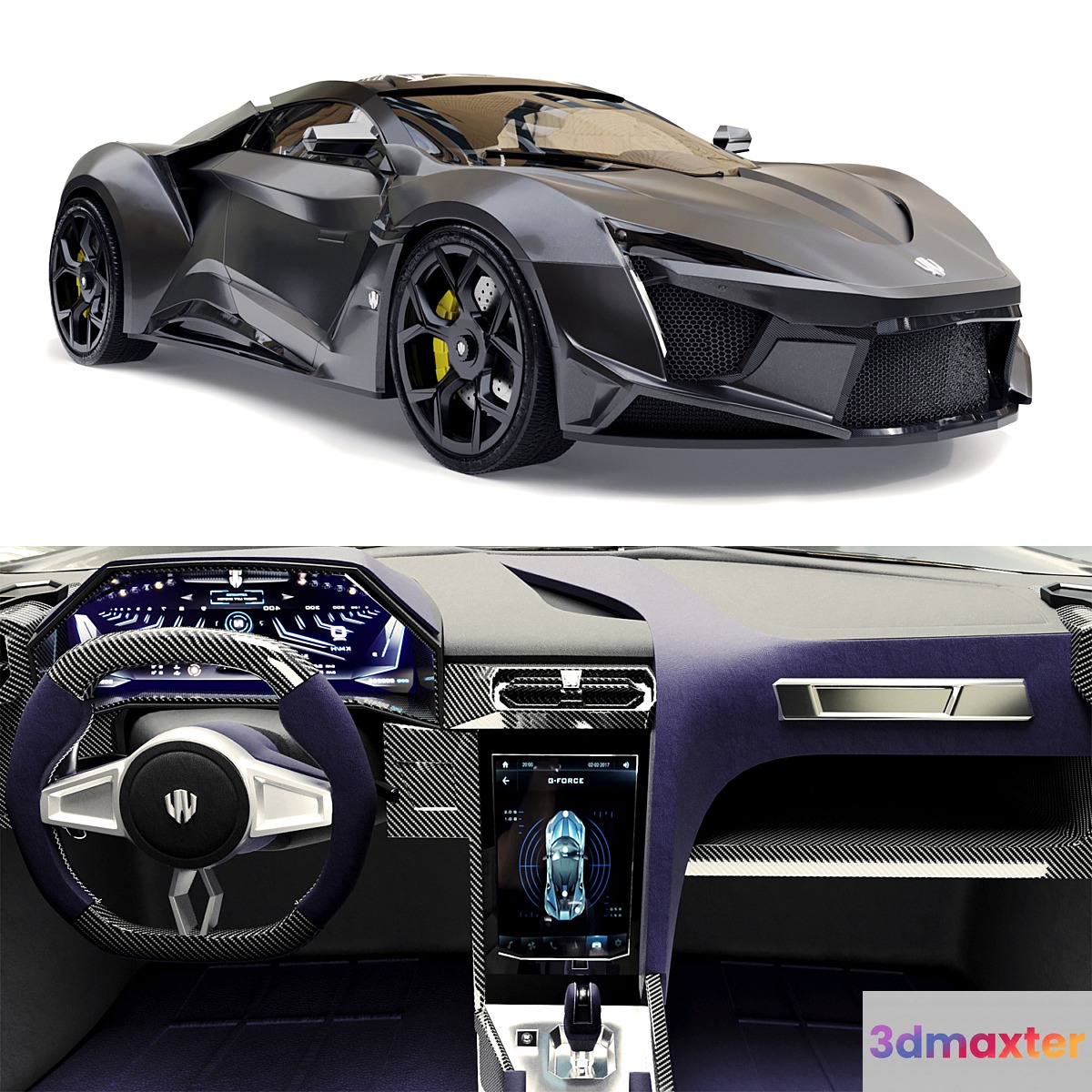 Fenyr Supersport Wmotors 3D Max