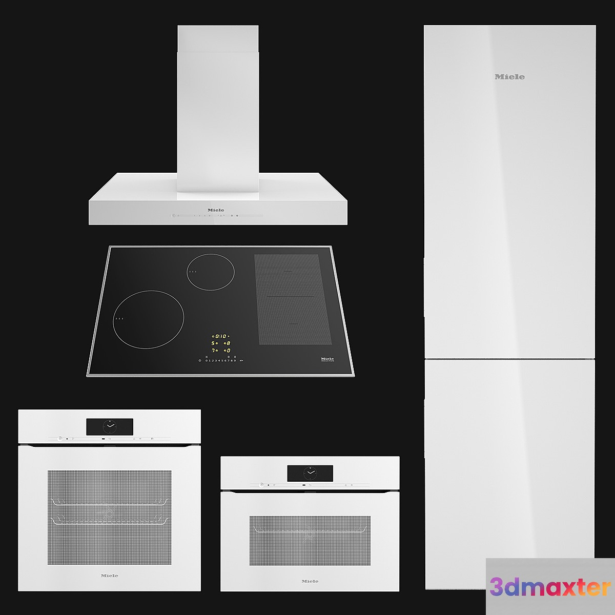 MIELE Household appliances collection 15 3D Max
