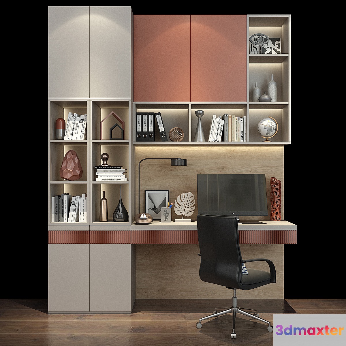 Cabinet Furniture SET 118 3D Max