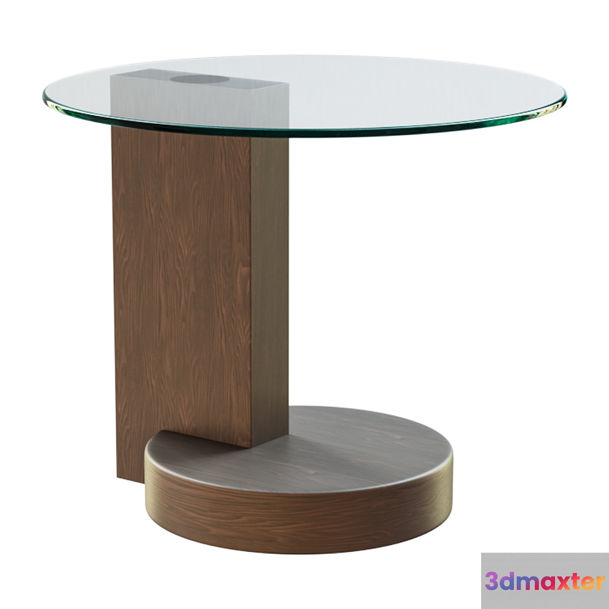 Personal table LE607-B (walnut) 3D Max