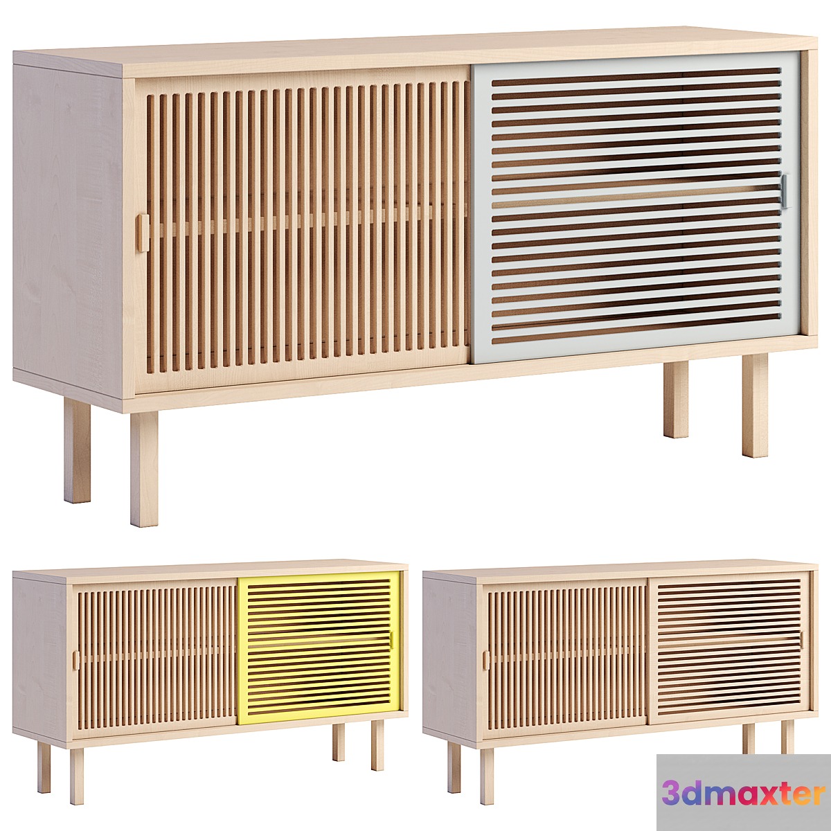 KYOTO raw sideboard 3D Max