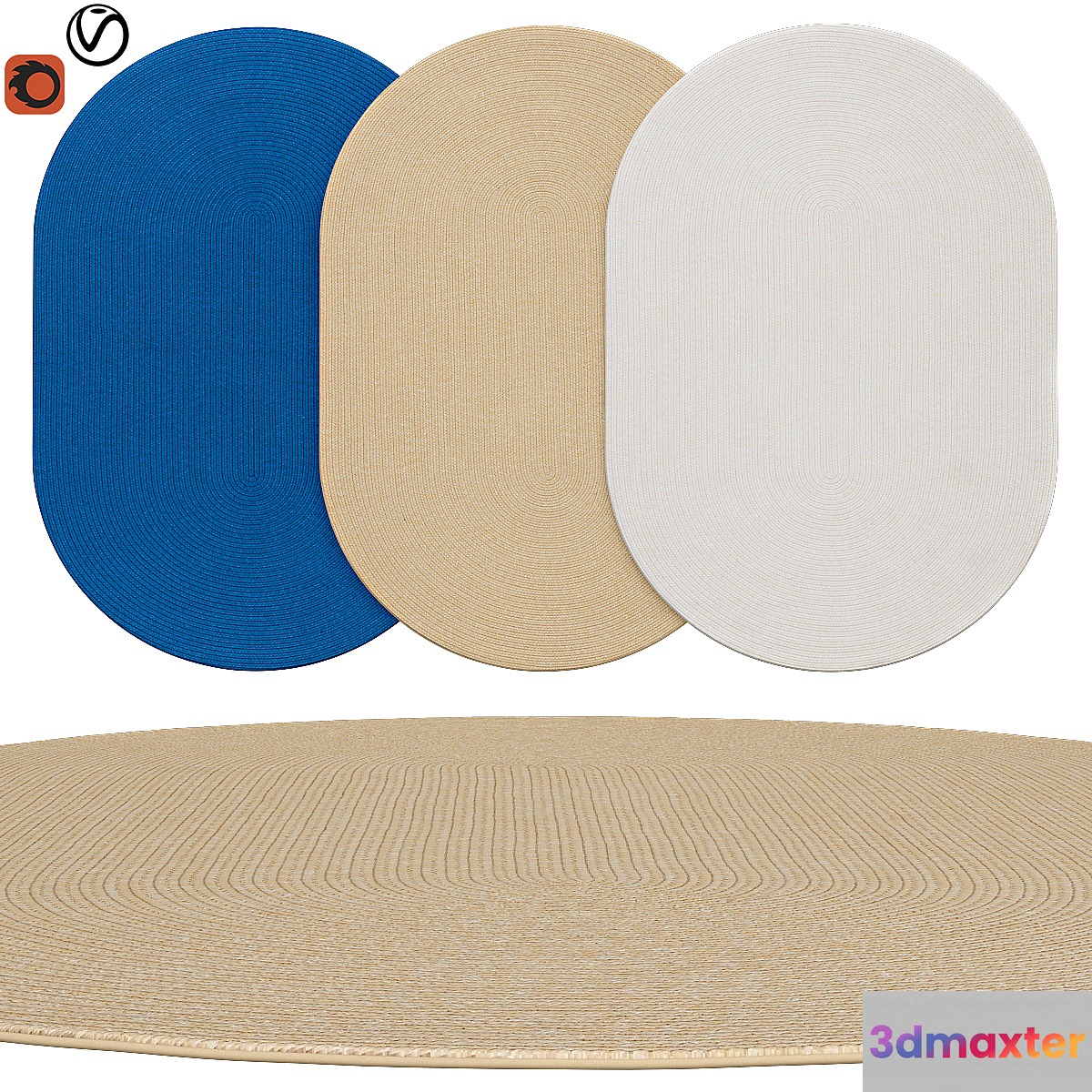 oval rugs | 39 3D Max