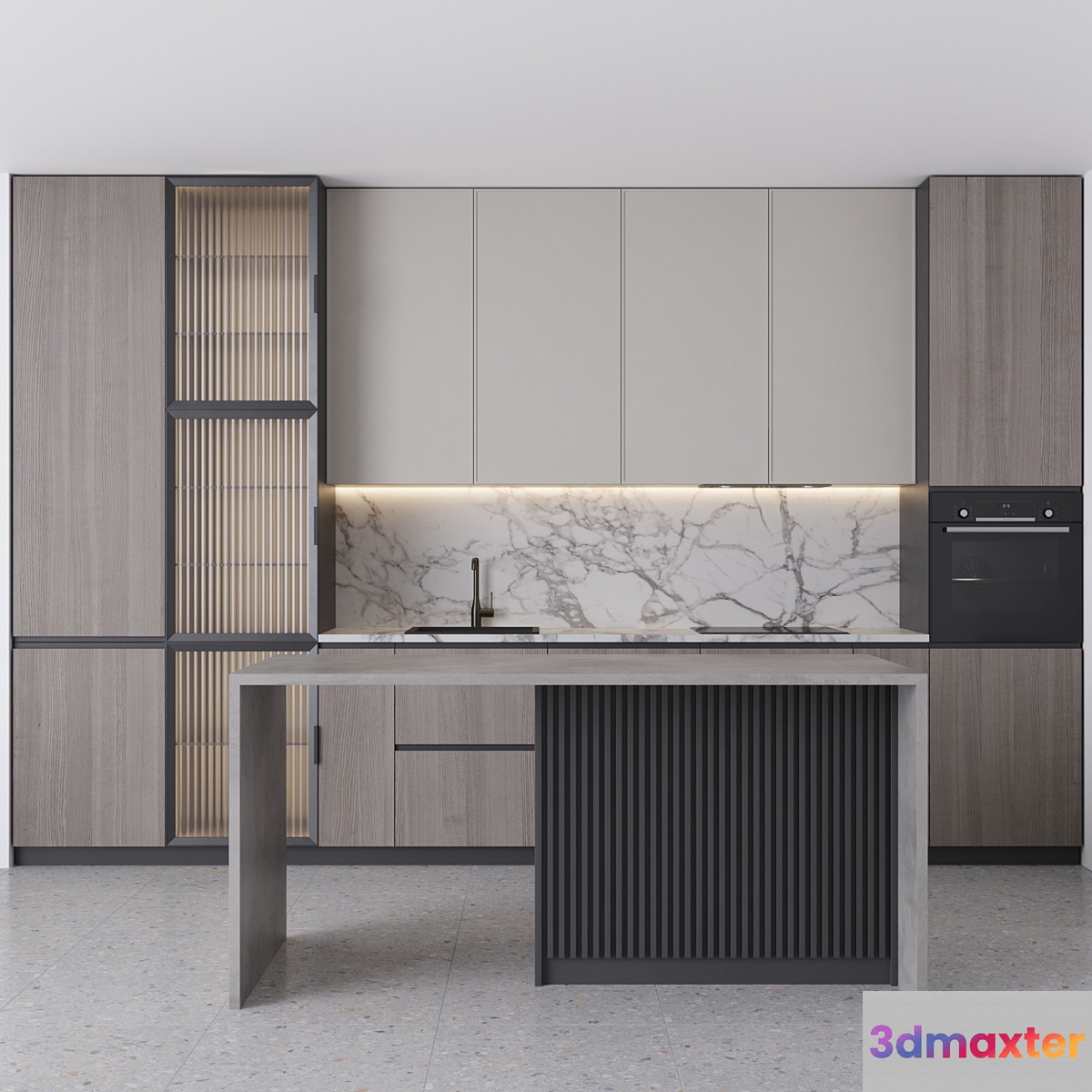 Kitchen set3 3D Max