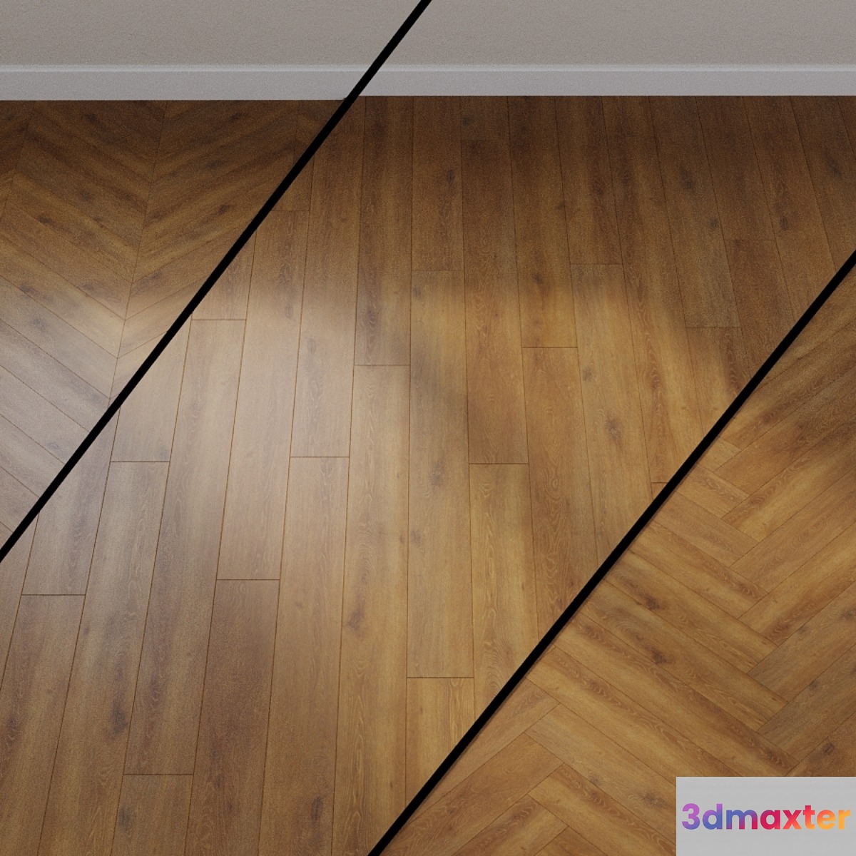 ITEM NO. 537402 HARO Laminate floor TRITTY 200 Aqua Gran Via 4V Honey Veneto Oak * authentic mat. 3D Max