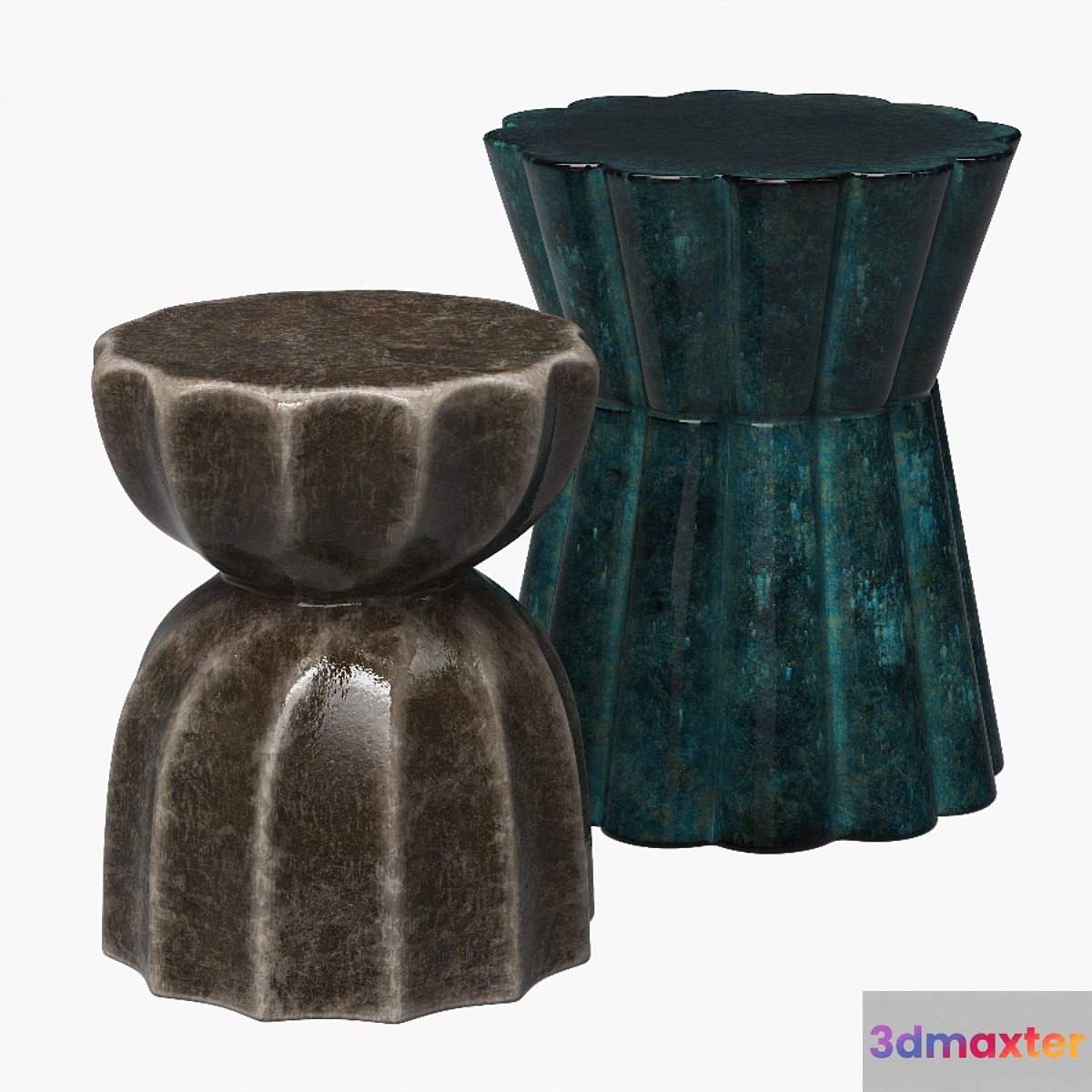 Side tables 3D Max