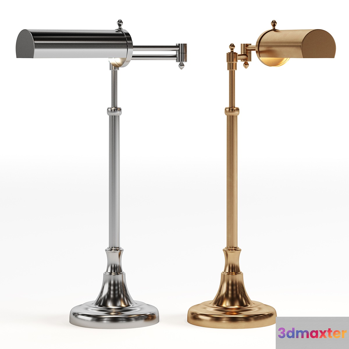 Buckingham Trough Table Lamp 3D Max