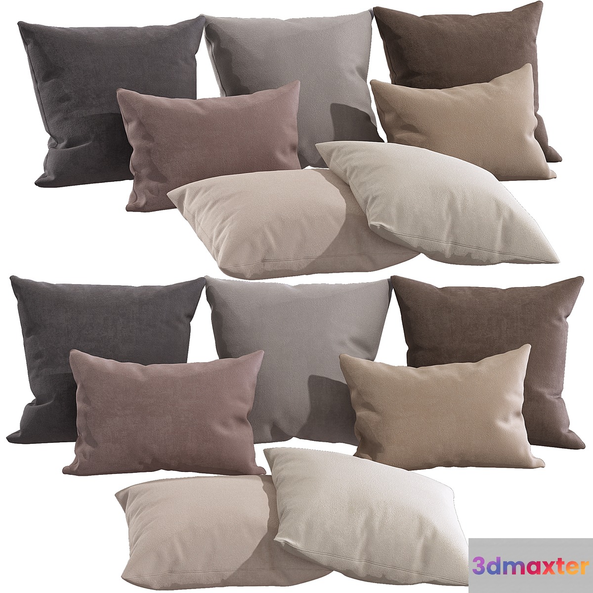 Decorative pillows 81 3D Max