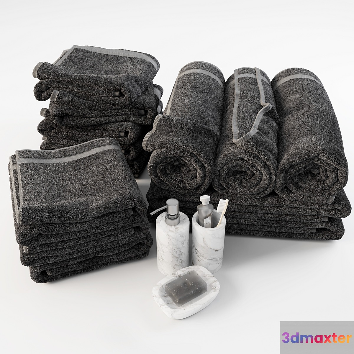 Towels - No.2 3D Max