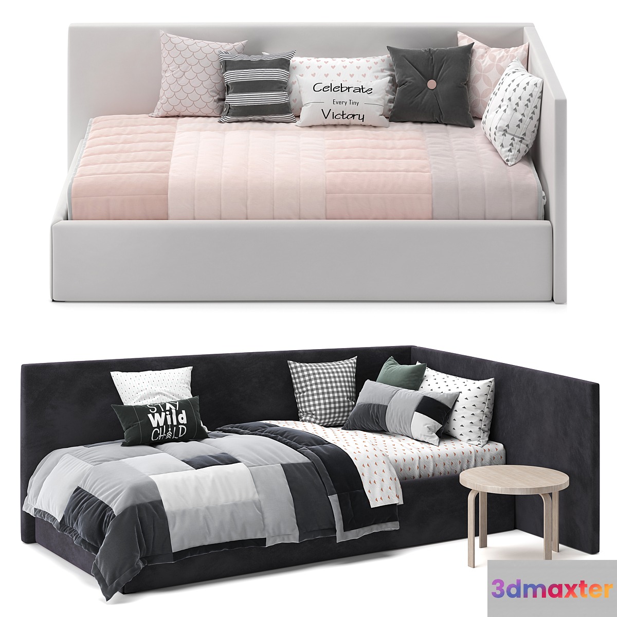 WoodNotes Corner Bed