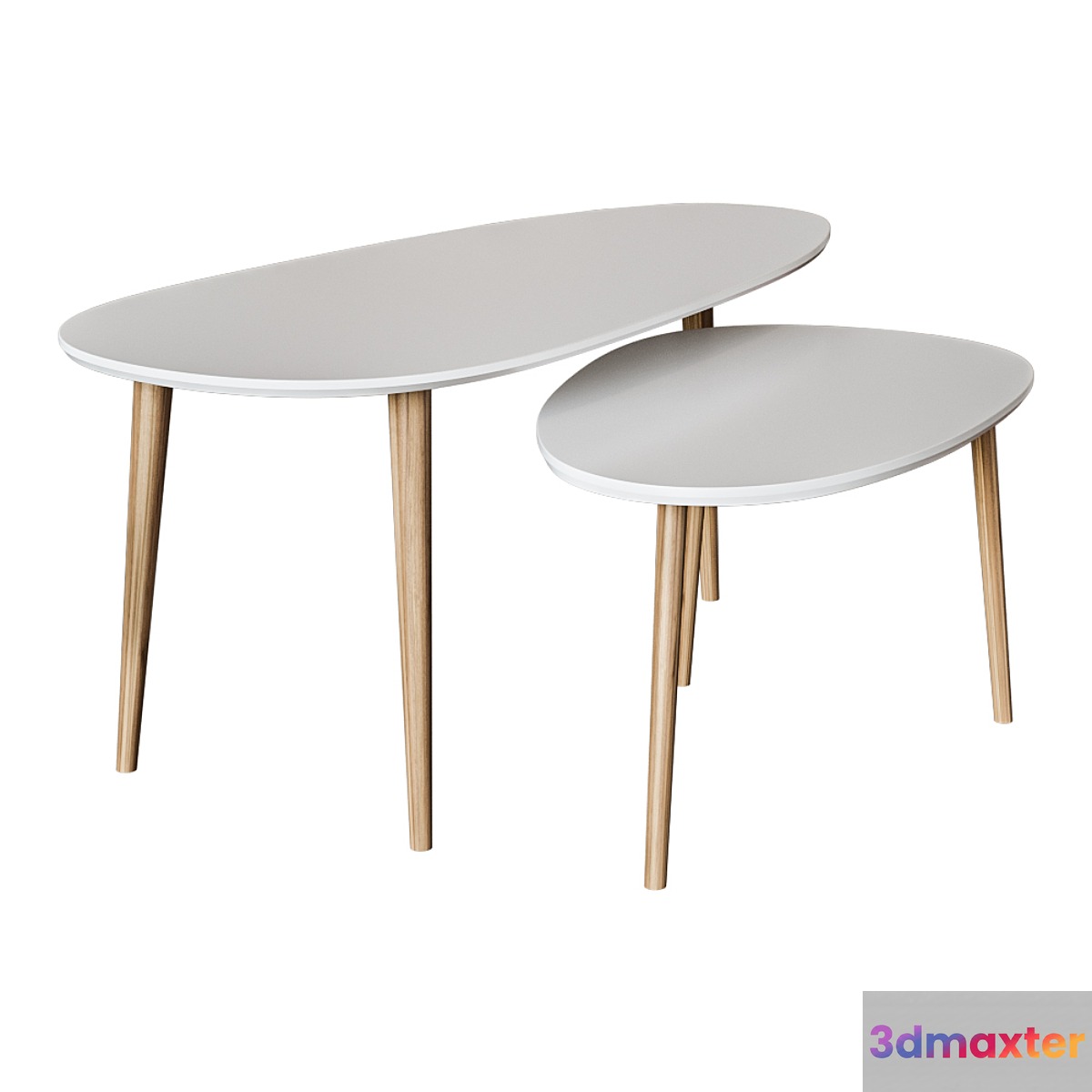 Two Brick tables 3D Max