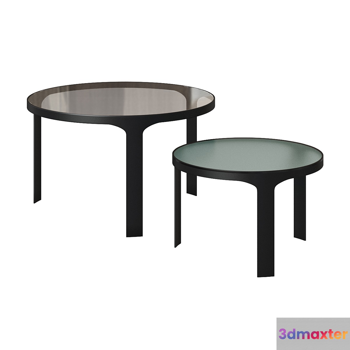 Table set Oni Ø 70 cm _ Ø 50 cm 3D Max