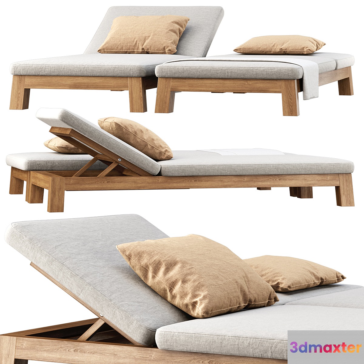 GIJS Sun lounger by Piet Boon - No.4