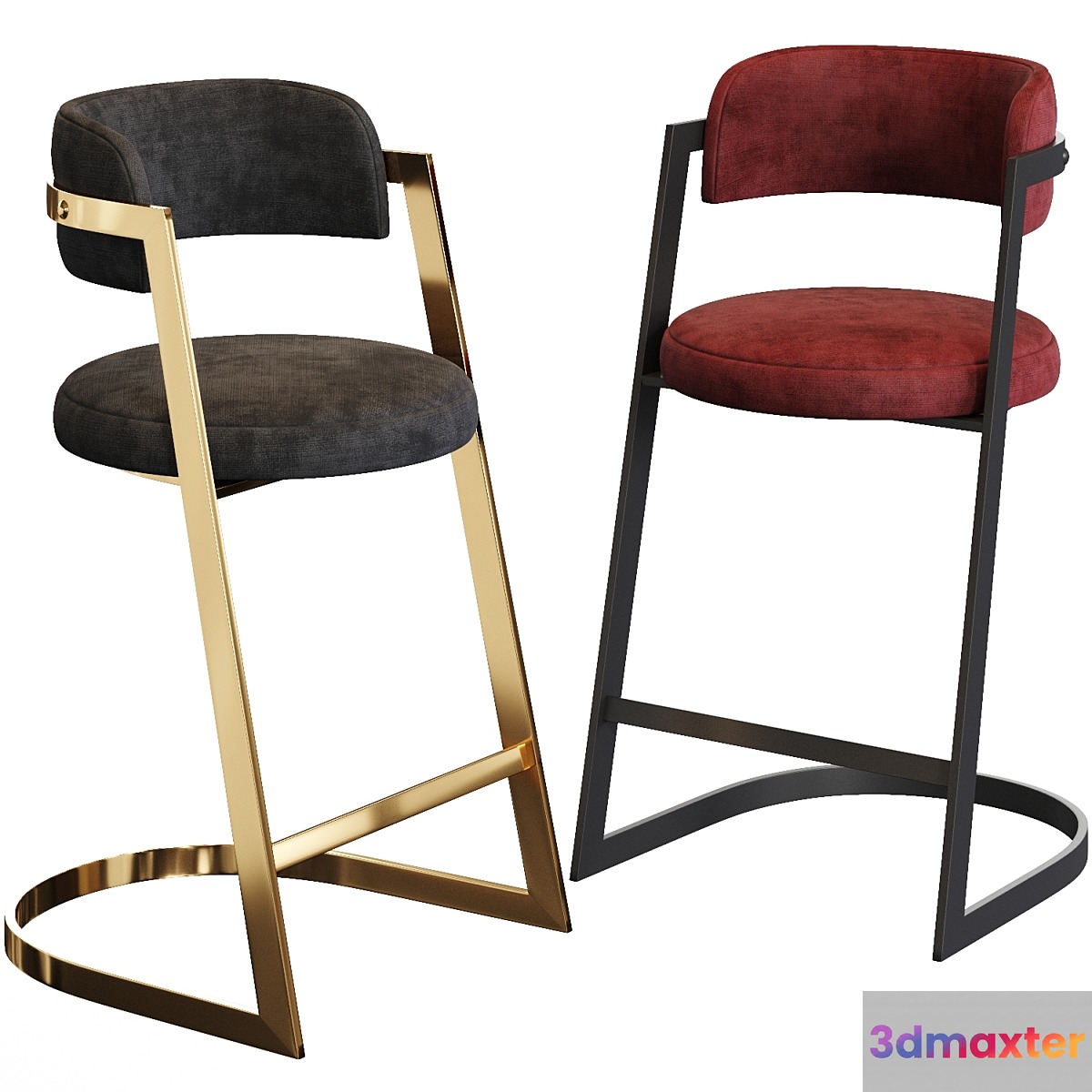 Stephanie Counter Stool by Meridian Furniture 3D Max
