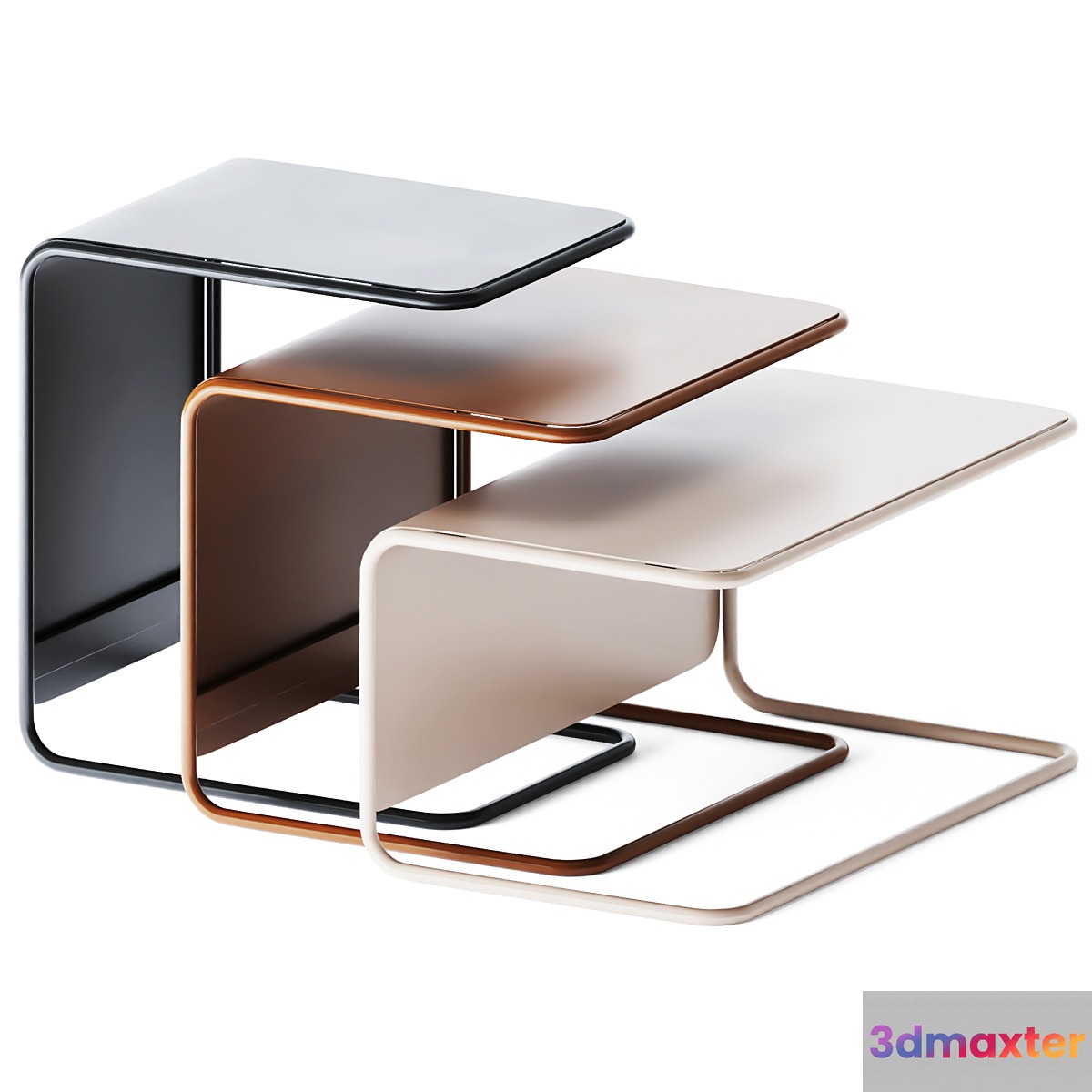 Metal Coffee Table Tab by Bulo 3D Max