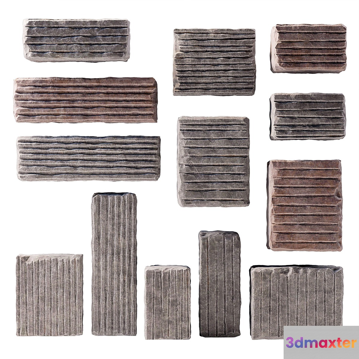 Slab decor hole facture n1 _ Slab decor with the texture of holes 3D Max
