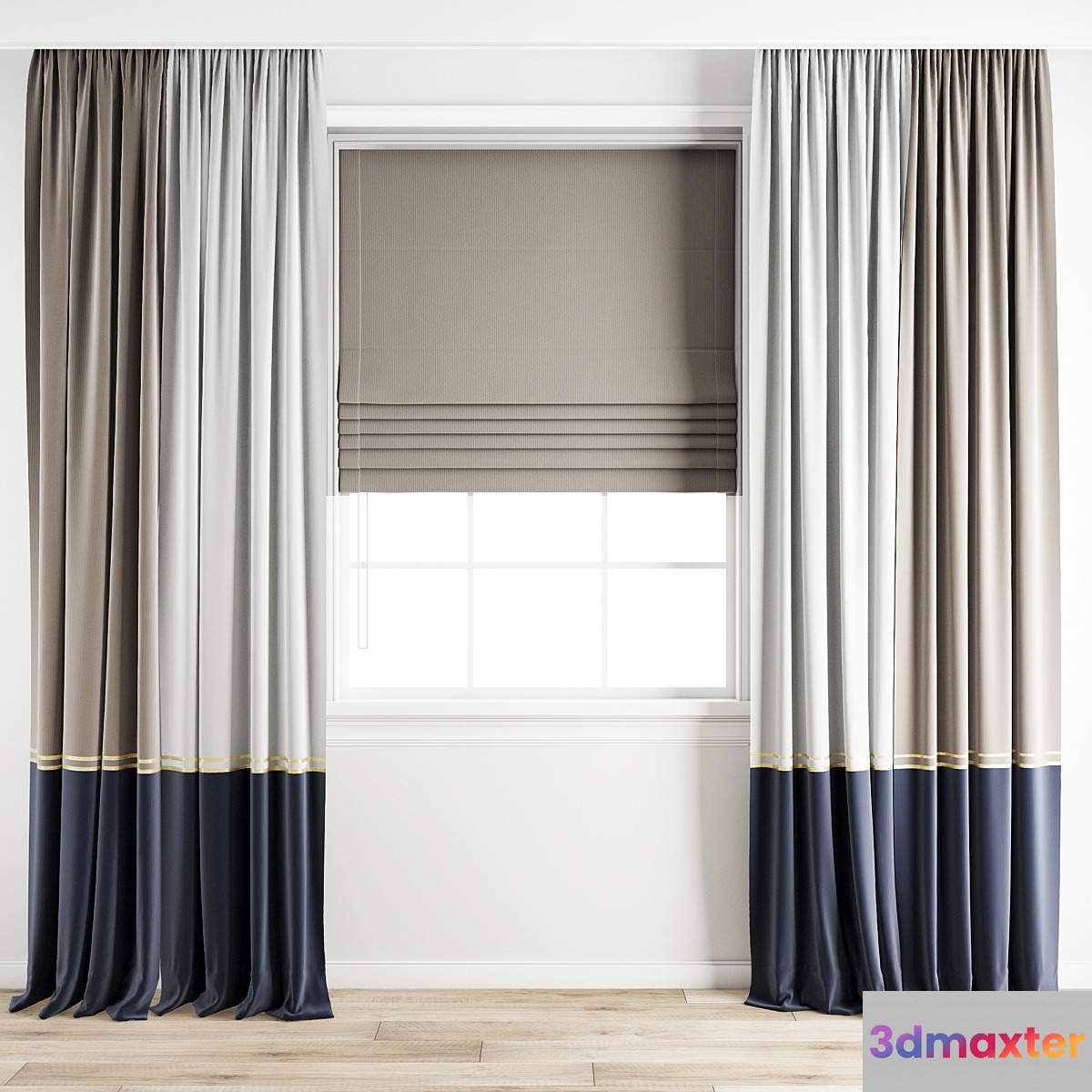 Curtain 177 3D Max
