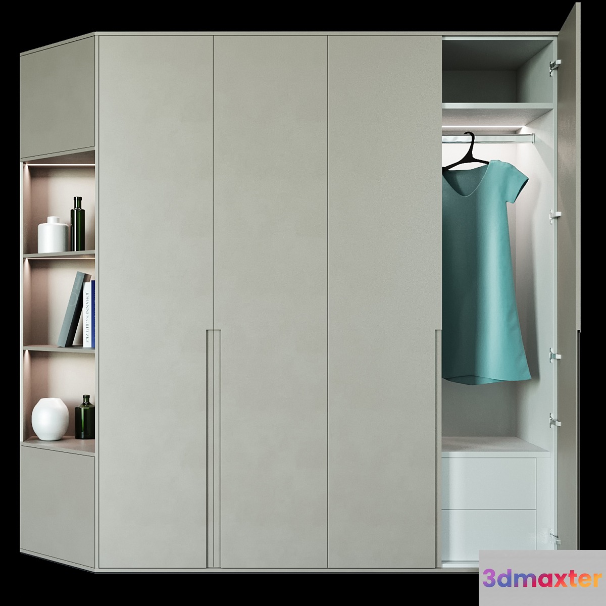 Modern laconic wardrobe 3