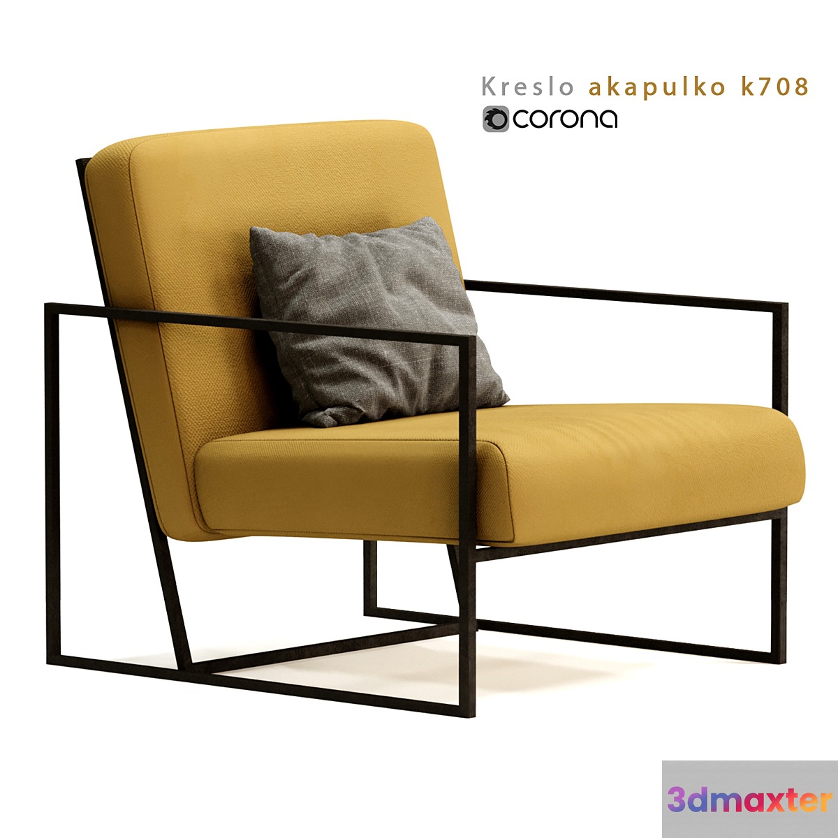 Armchair Acapulco K708 3D Max