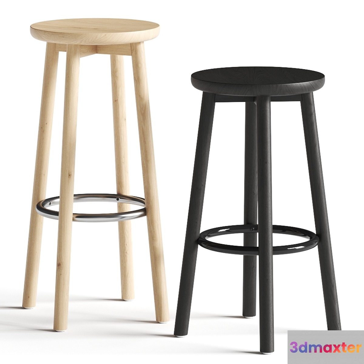 Stattmann Profile Barstools 3D Max