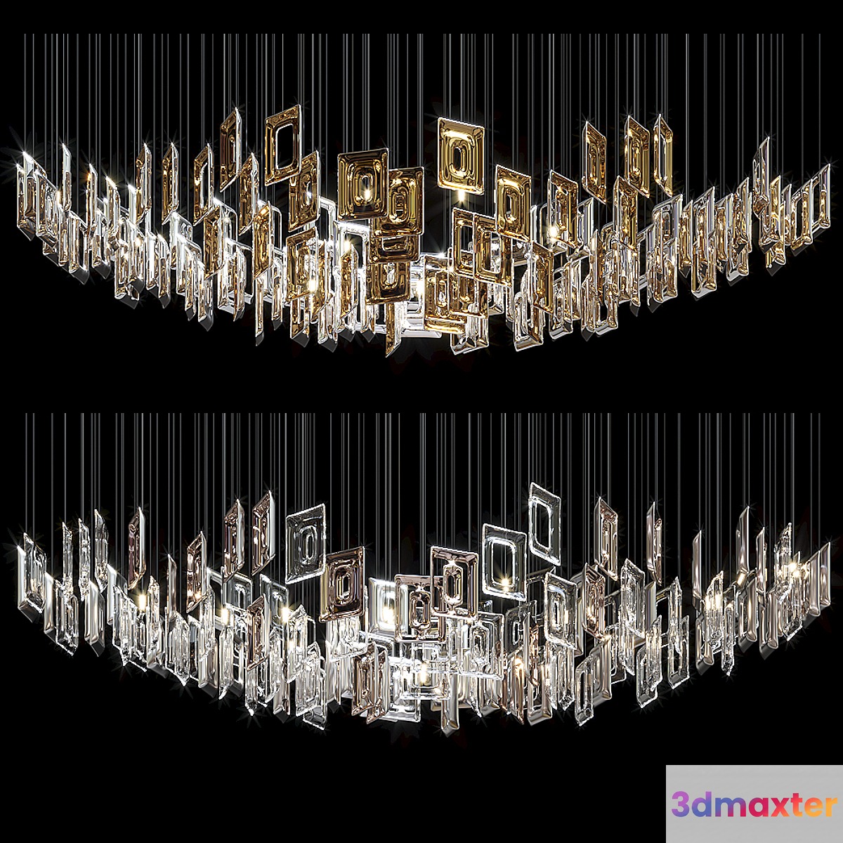 Chandelier Light Vargov - Geometric - No.4