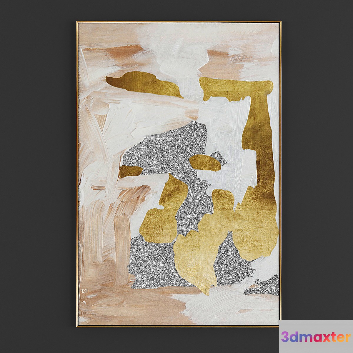 Collection of paintings N169 3D Max
