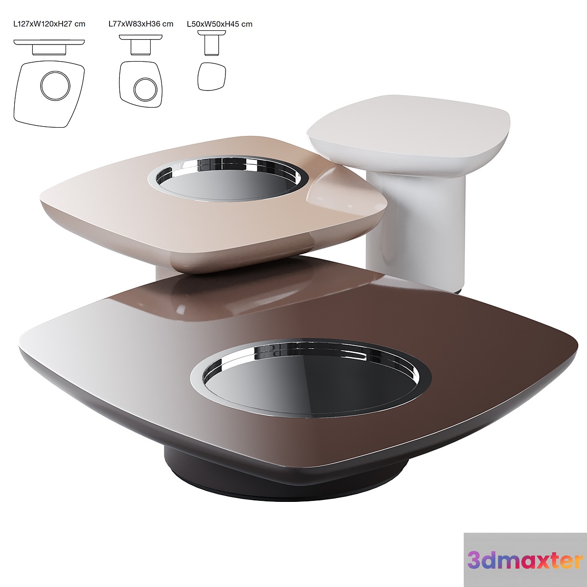 Giopagani Blackbird Coffee Tables - No.2