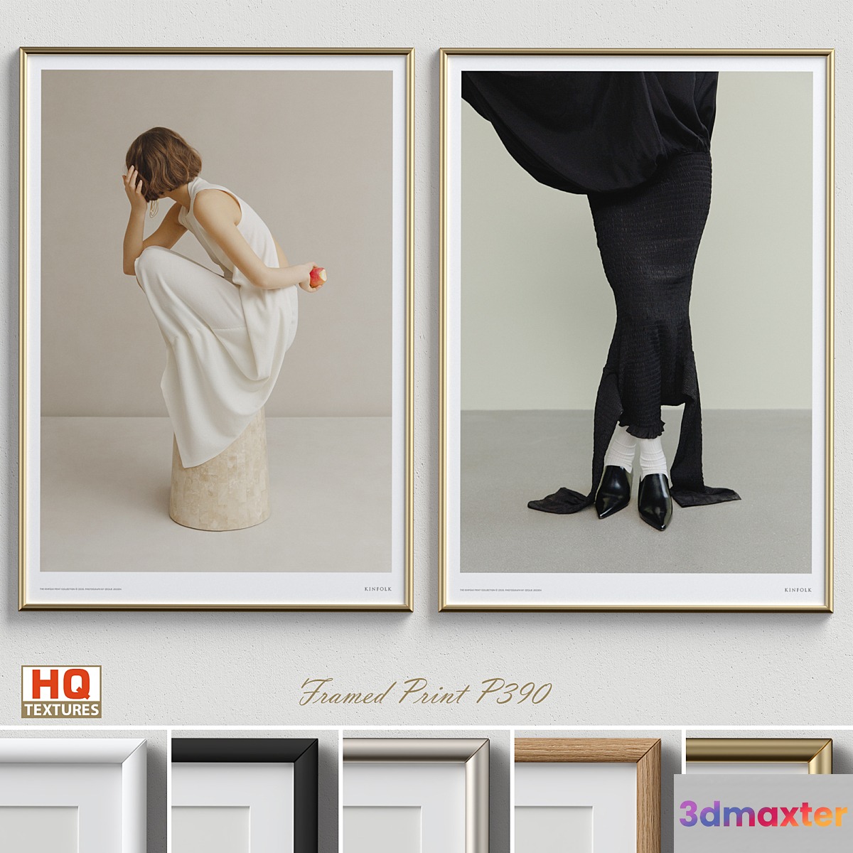 Framed Print P-390 3D Max