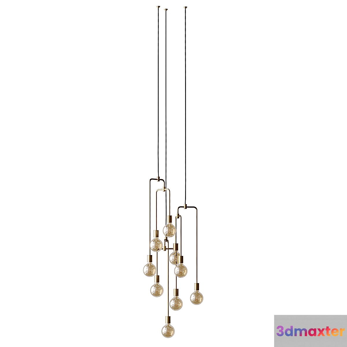 Piper Lounge pendant 3-arms Designed by 365 ° North - No.2