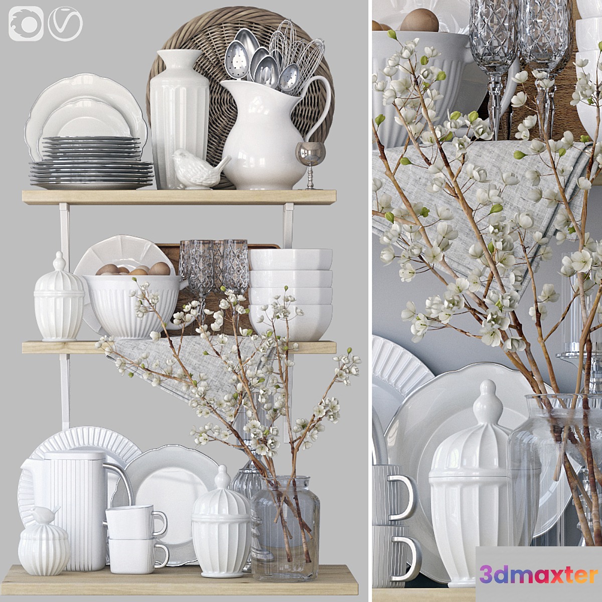 Decorative set for the kitchen 11