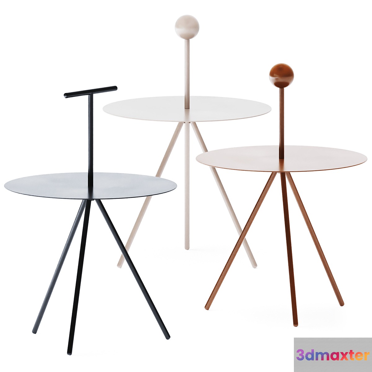 Trino Side Table by Viccarbe