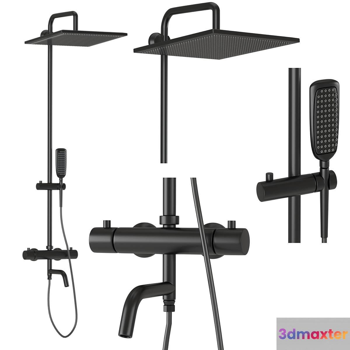 Shower furniture1 3D Max