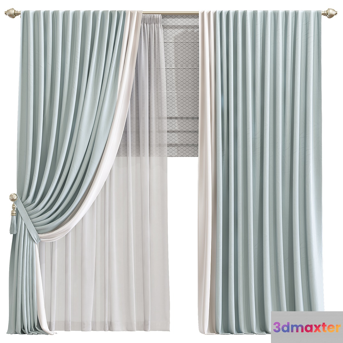 Curtain 844 3D Max